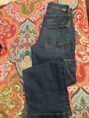 MOTHER Women Jeans Boyfriend - Blue Denim